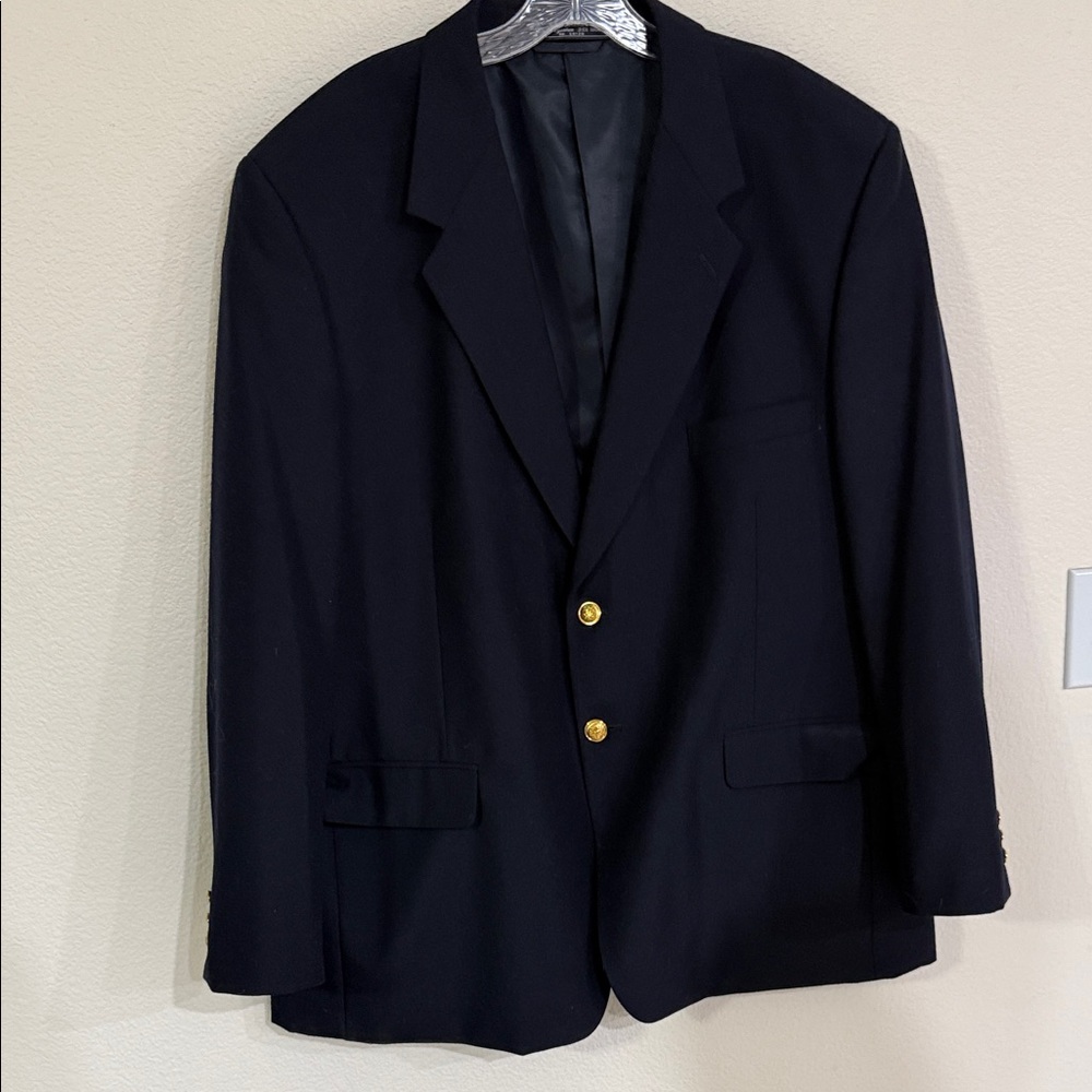 Classic Navy Blazer with Gold Buttons